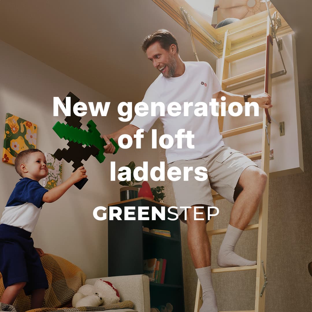 GREENSTEP - New generation of loft ladders