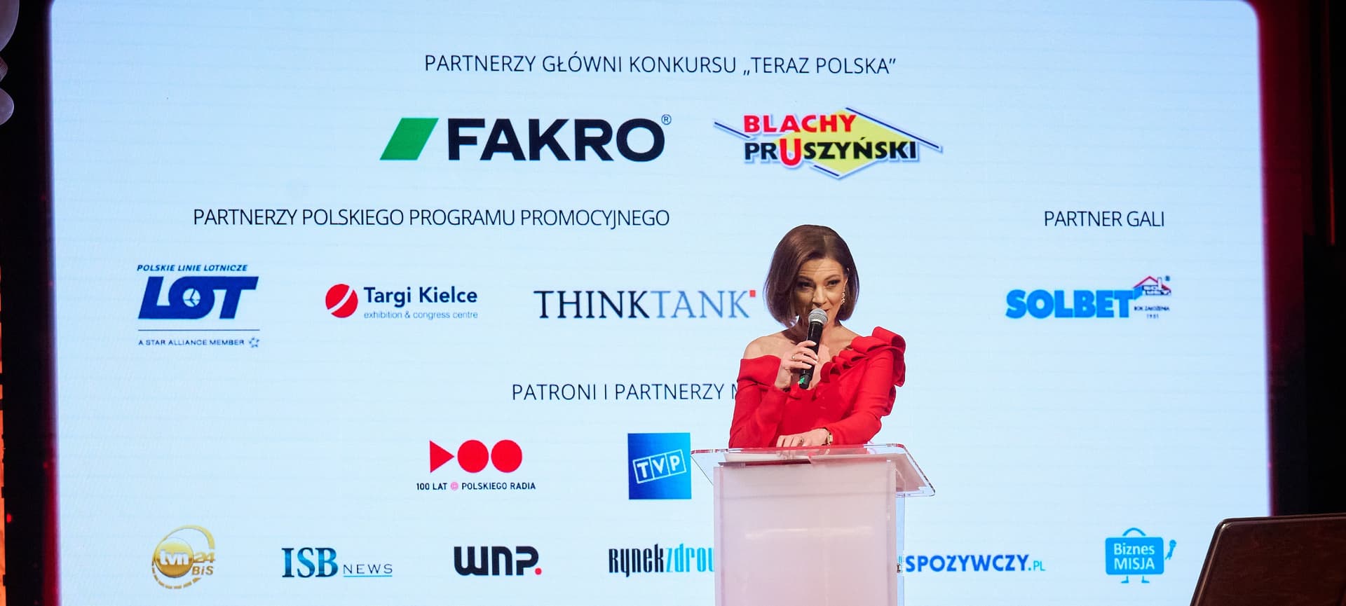 FAKRO obecne na Gali 36. edycji Konkursu „Teraz Polska” jako Partner Główny wydarzenia