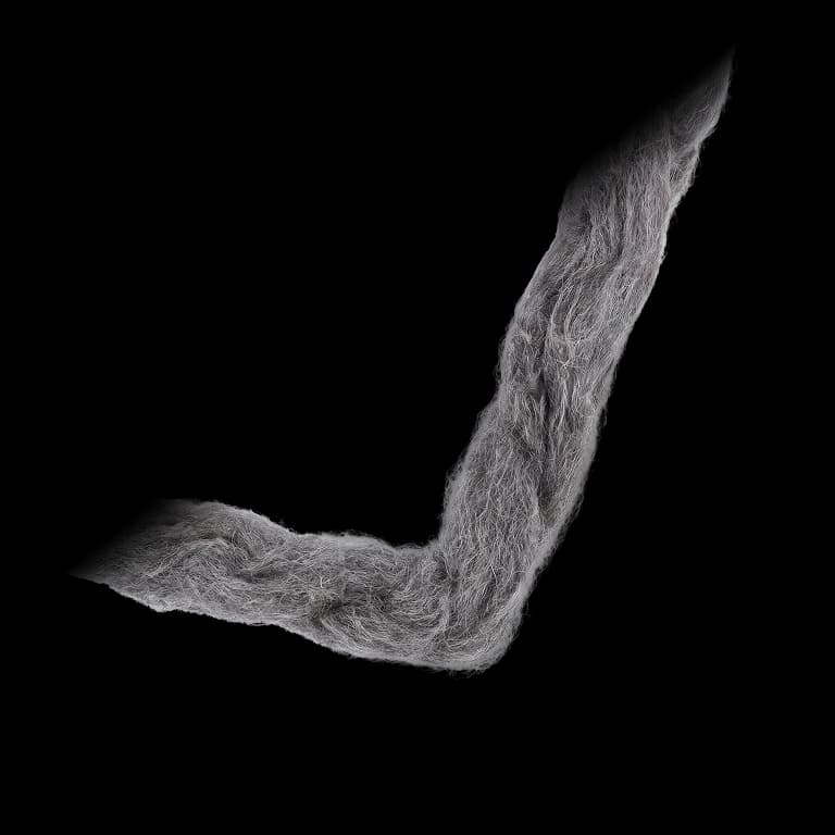 Warkocz z wełny owczej