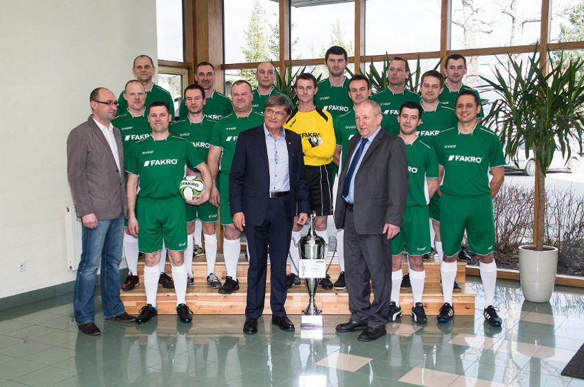 Firma FAKRO sponsor narodowej drużyny gościła trenera Adama Nawałkę