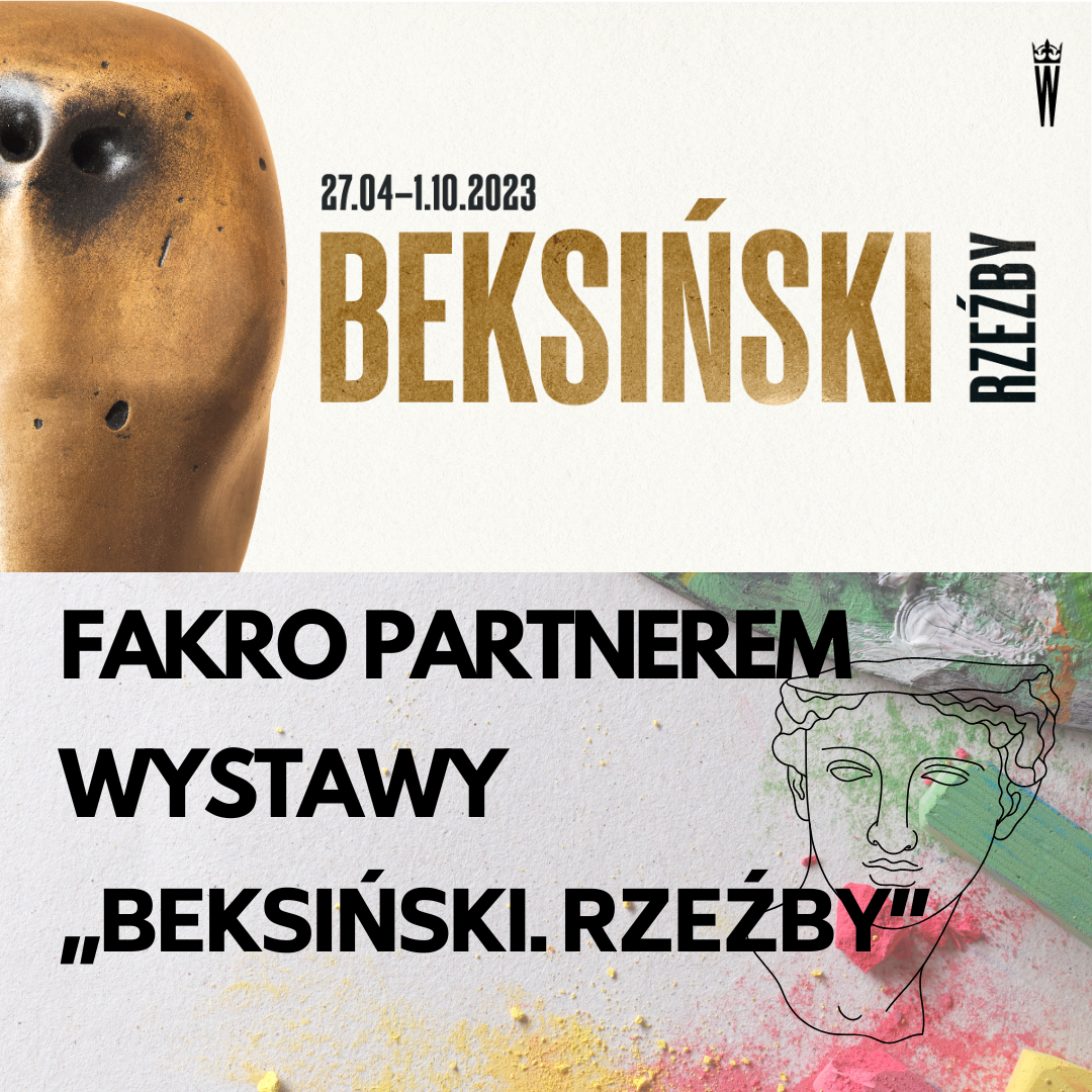 FAKRO partnerem wystawy „Beksiński. Rzeźby”