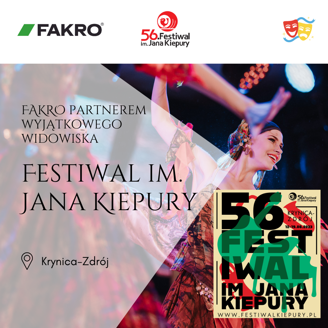 FAKRO partnerem kolejnej edycji Festiwalu im. Jana Kiepury